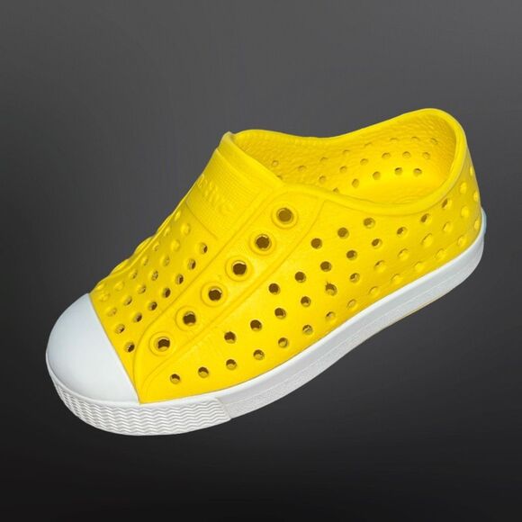 Native Shoes Jefferson Toddler Slip-On Canary Yellow Sneakers Size C 6 - Picture 6 of 7